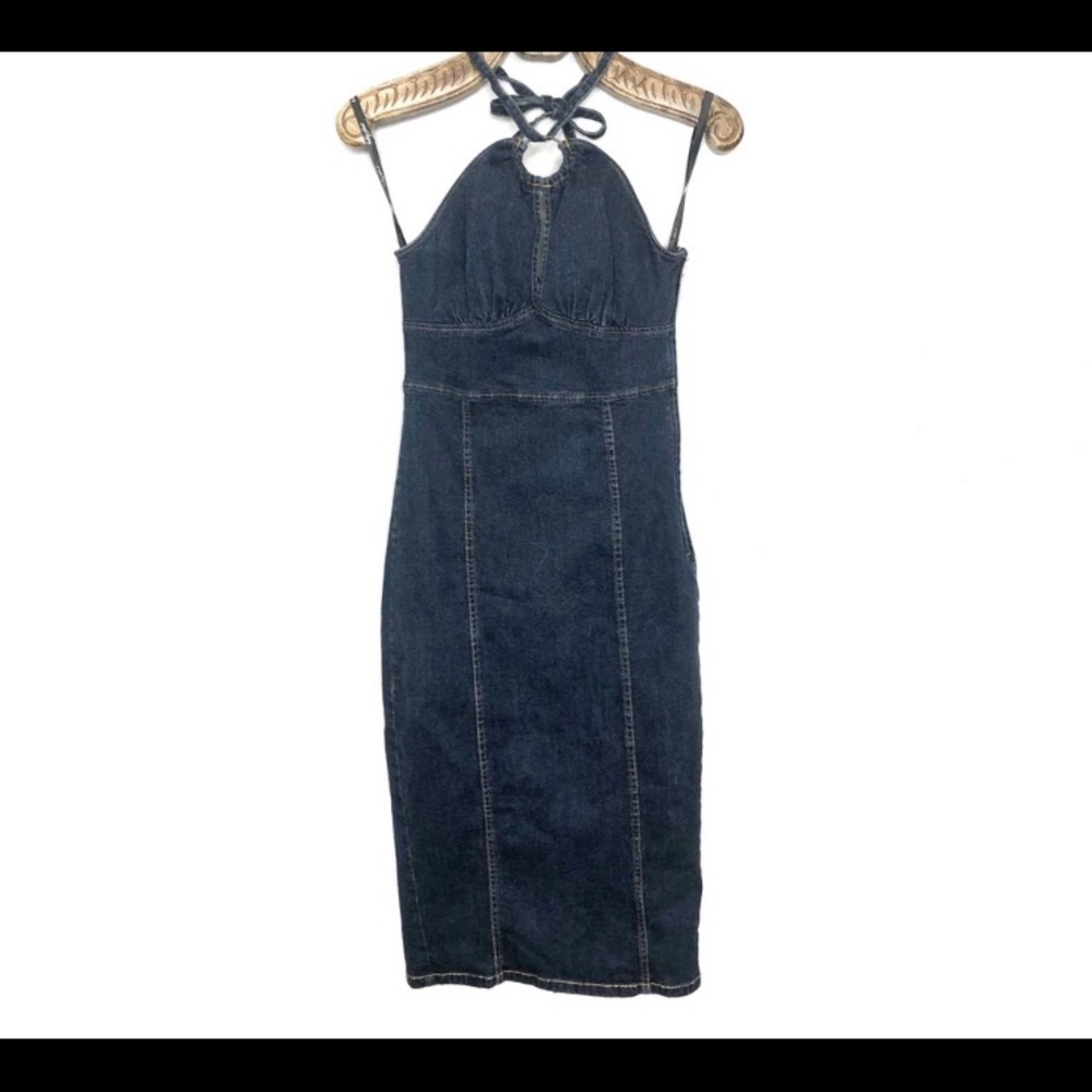 Baby Phat halter backless dress. Fits like a 10/12 - Picture 1 of 9
